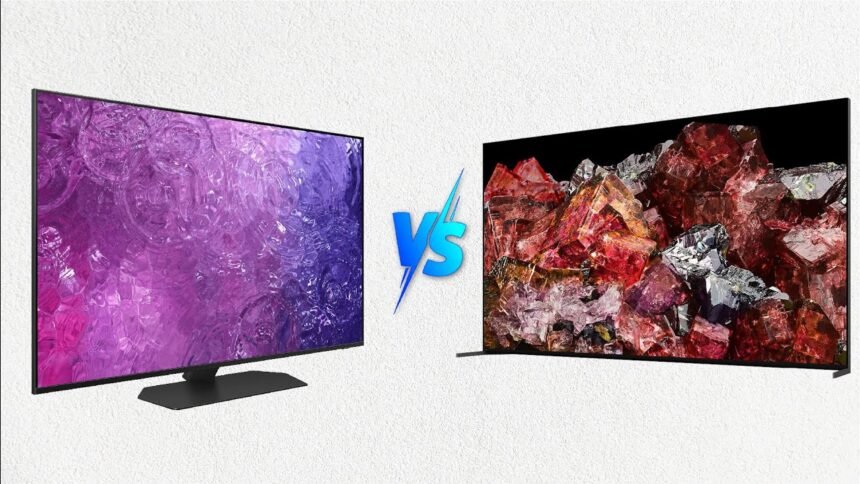 samsung qn90c vs sony x93|