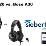 Bose A20 vs Bose A30 Aviation Headset Specs