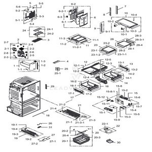 Samsung RF28HMEDBSR/AA Parts